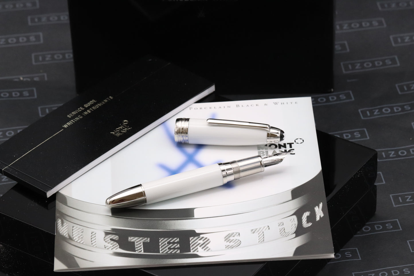 Montblanc Masters for Meisterstuck Meissen White Porcelain Fountain Pen - UNUSED