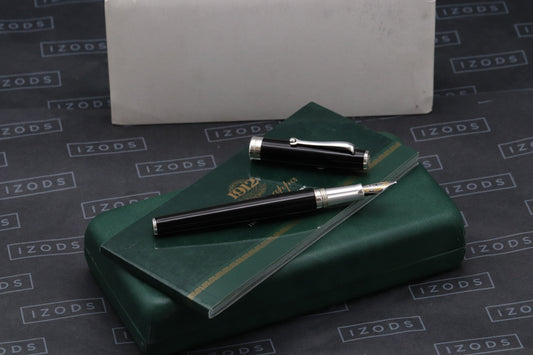 Montegrappa Z300 Black Silver Fountain Pen