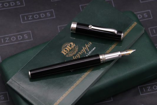 Montegrappa Z300 Black Silver Fountain Pen