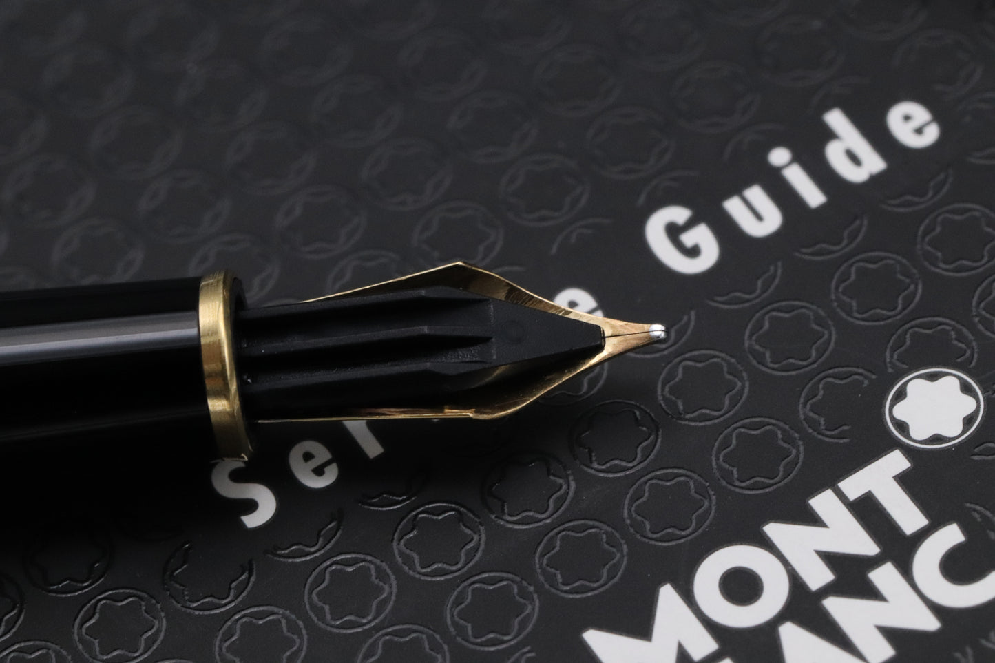 Montblanc Meisterstuck 144 Classique Gold Coated Fountain Pen - OM Nib