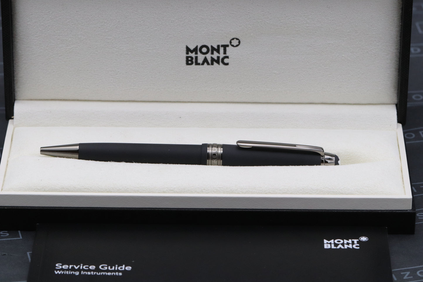 Montblanc Meisterstuck Midsize Ultra Black Ballpoint Pen - UNUSED