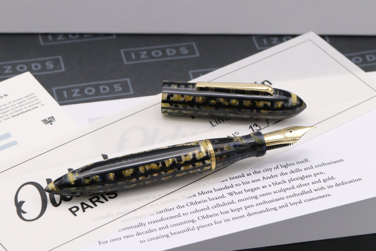 Oldwin Paris Torpedo Reptile Limited Edition Fountain Pen