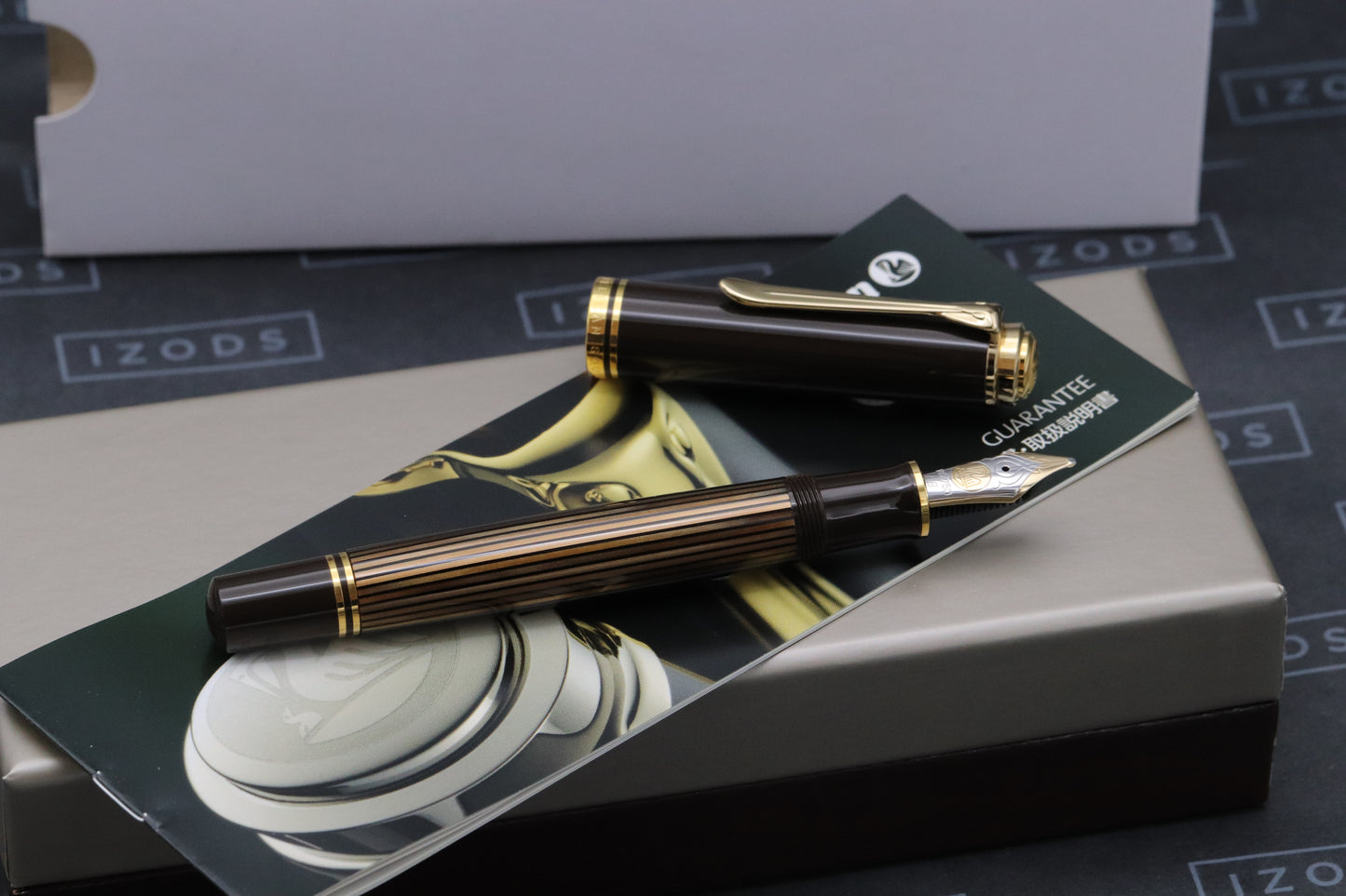 Pelikan Souveran M800 Brown Black Special Edition Fountain Pen - BB Nib
