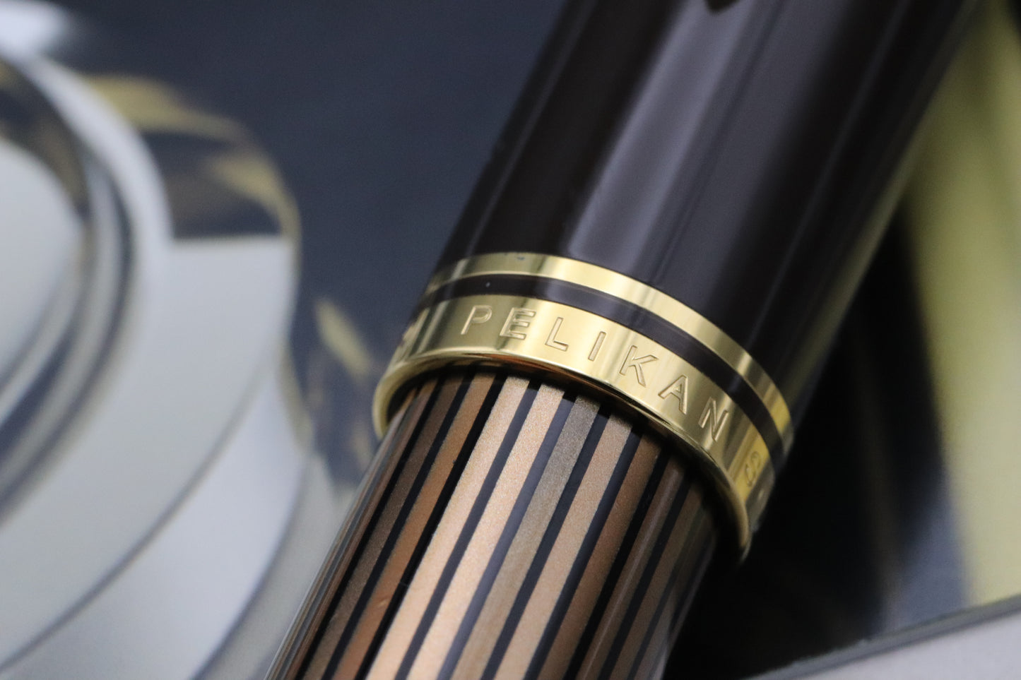 Pelikan Souveran M800 Brown Black Special Edition Fountain Pen - BB Nib