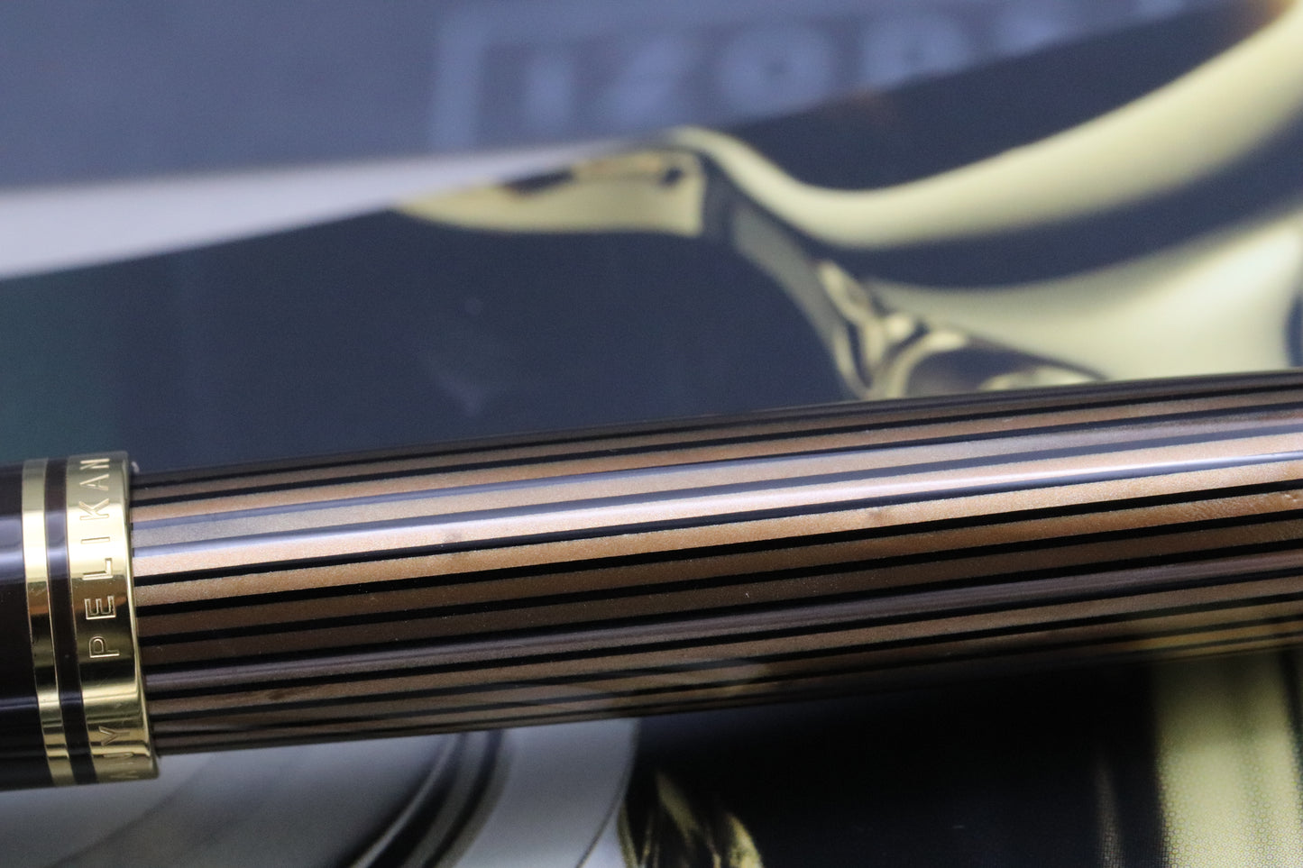 Pelikan Souveran M800 Brown Black Special Edition Fountain Pen - BB Nib