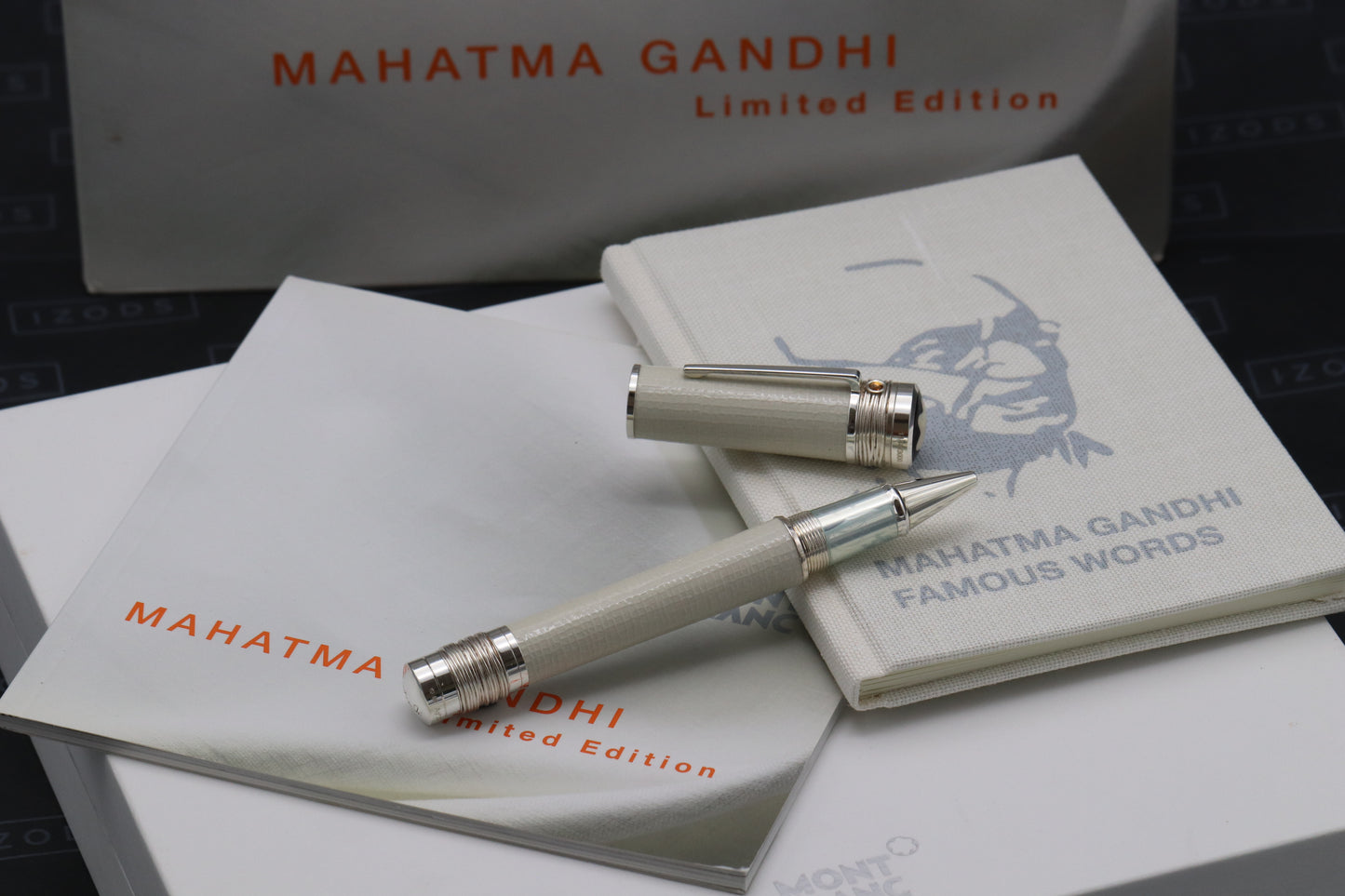 Montblanc Great Characters Mahatma Gandhi 3000 LE Rollerball Pen - UNUSED