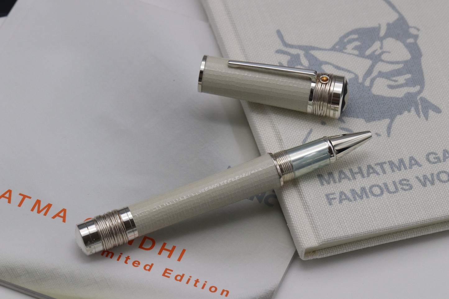 Montblanc Great Characters Mahatma Gandhi 3000 LE Rollerball Pen - UNUSED