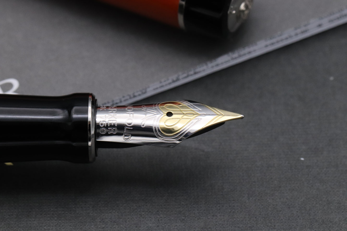 Parker Duofold Centennial Big Red Fountain Pen - NEVER INKED