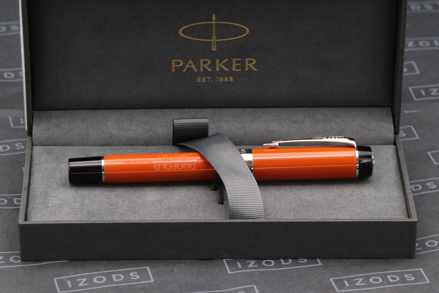 Parker Duofold Centennial Big Red Fountain Pen - NEVER INKED