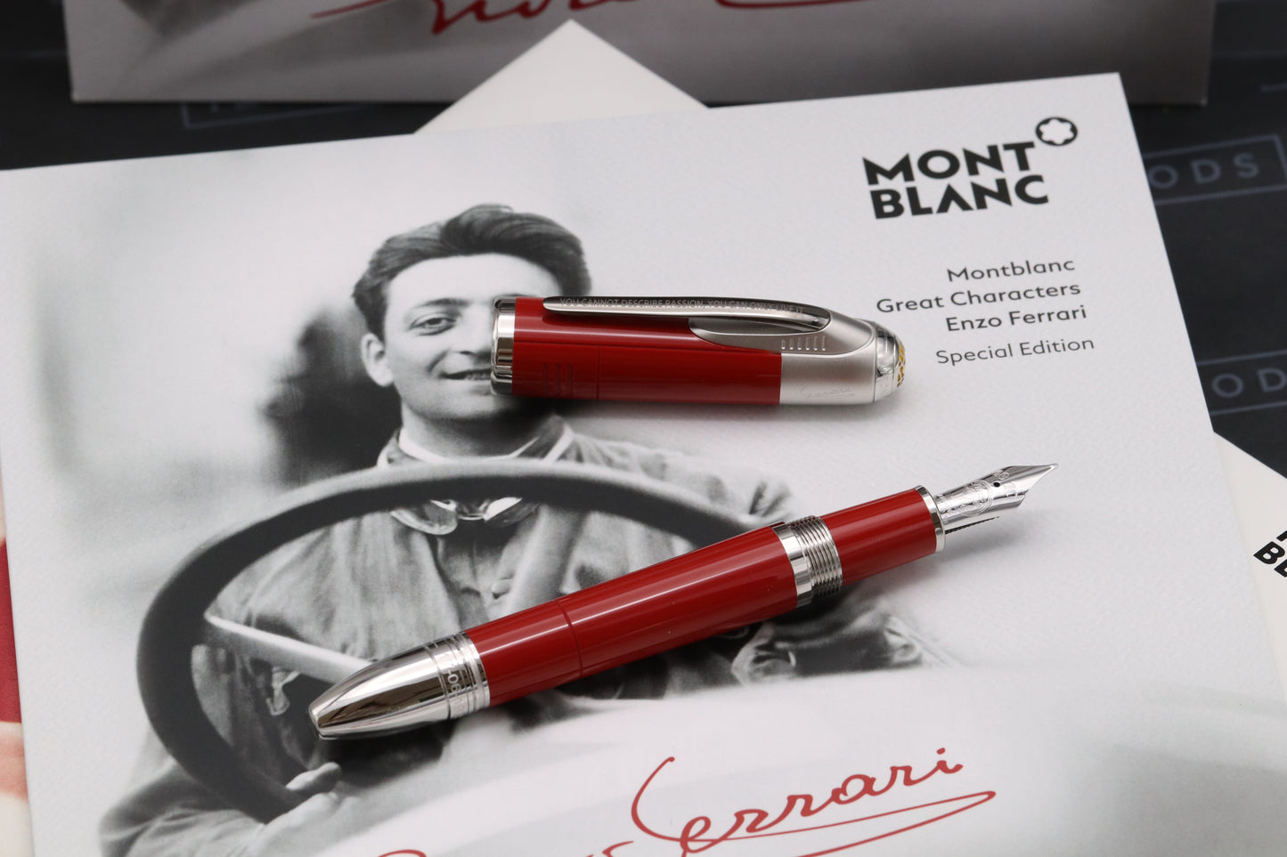 Montblanc Great Characters Enzo Ferrari Special Edition Fountain Pen - UNUSED