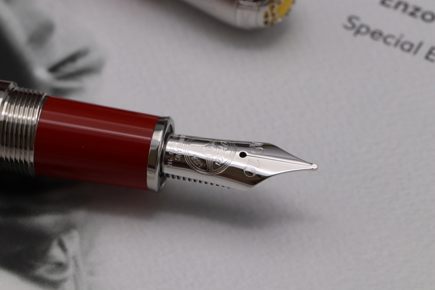 Montblanc Great Characters Enzo Ferrari Special Edition Fountain Pen - UNUSED