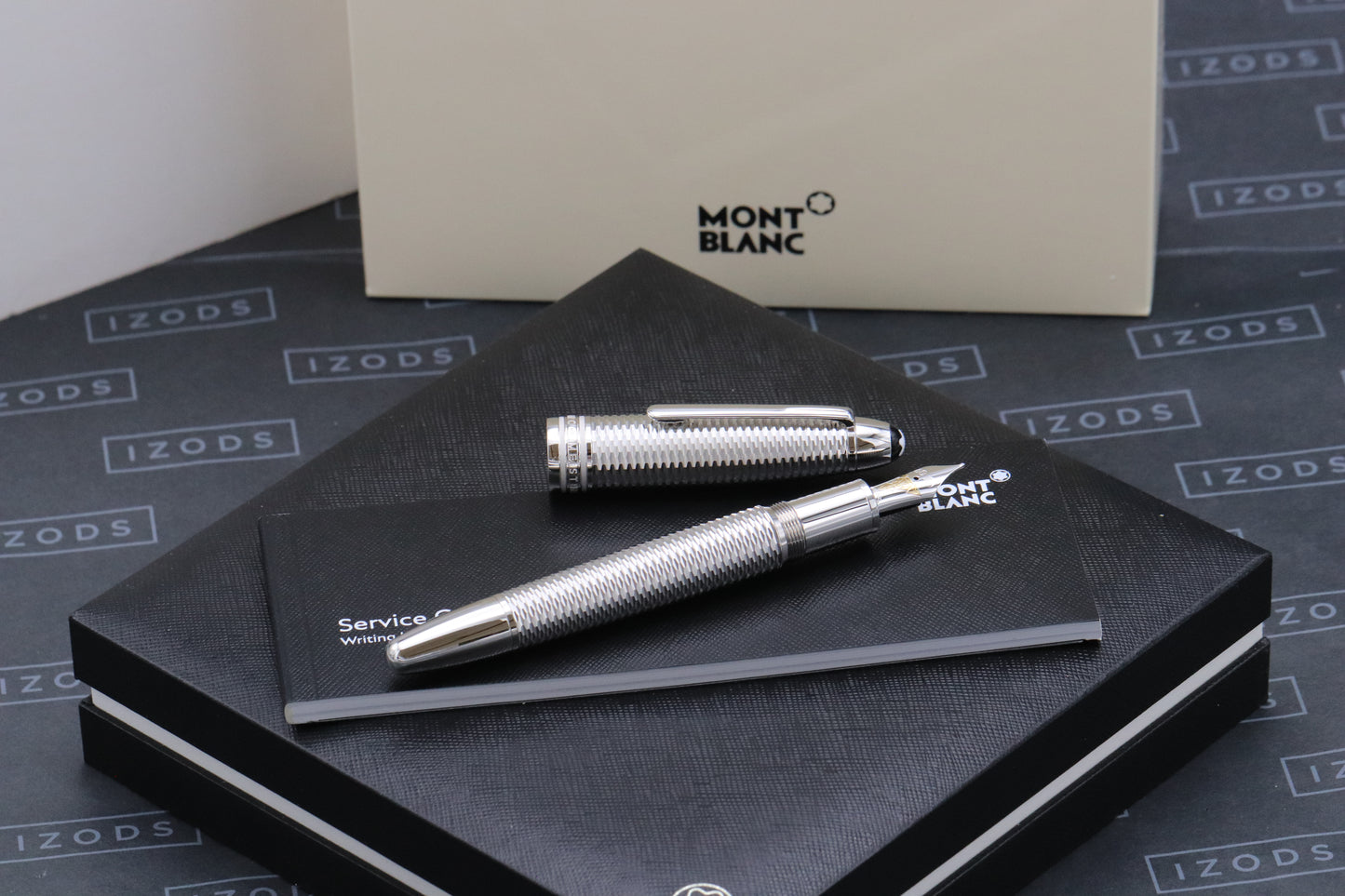 Montblanc Meisterstuck LeGrand Geometry Platinum-Coated Fountain Pen - UNUSED