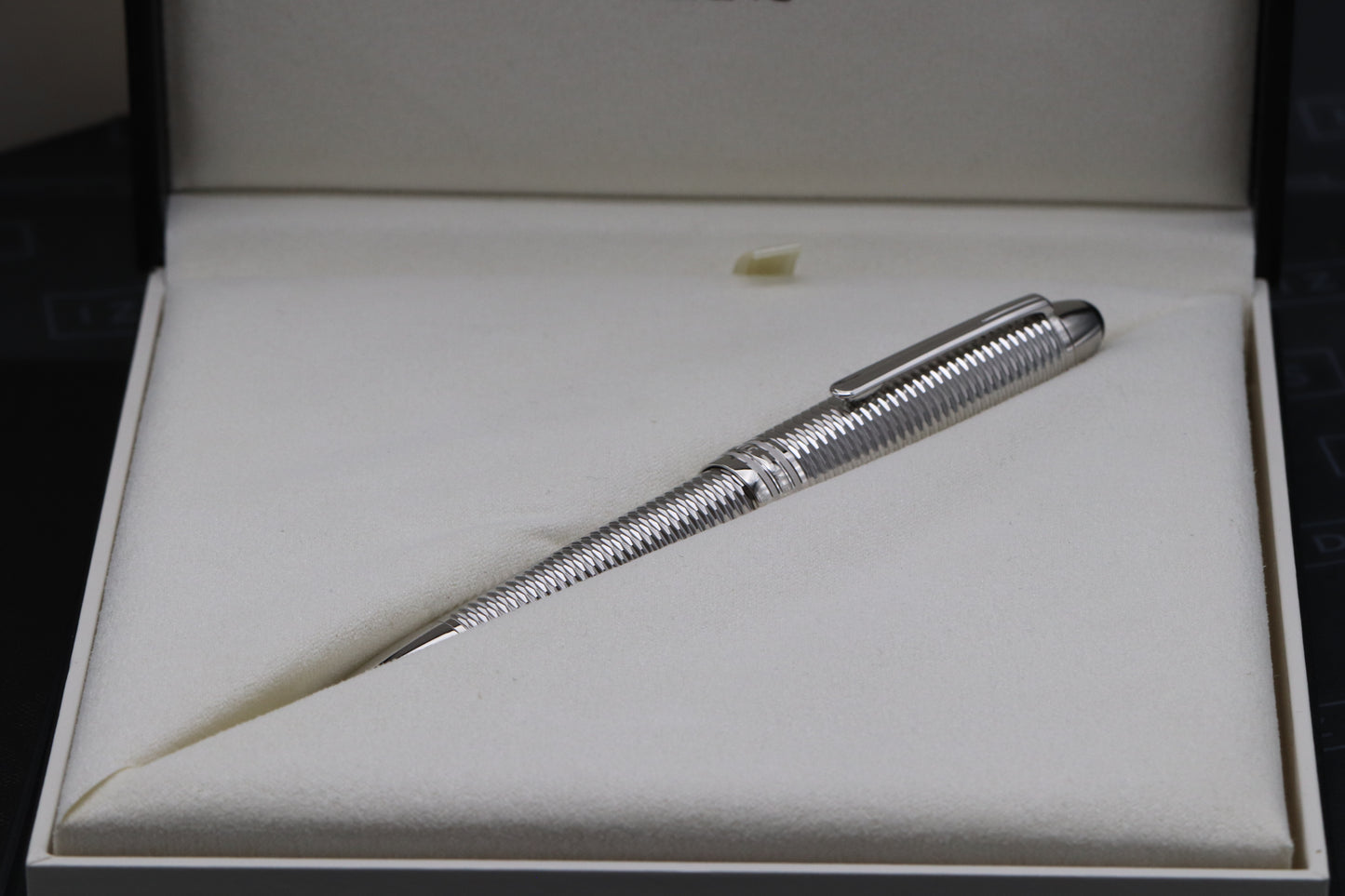 Montblanc Meisterstuck LeGrand Geometry Platinum-Coated Fountain Pen - UNUSED
