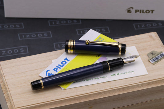 Pilot Custom 845 Urushi Blue Fountain Pen - UNUSED - Medium Nib