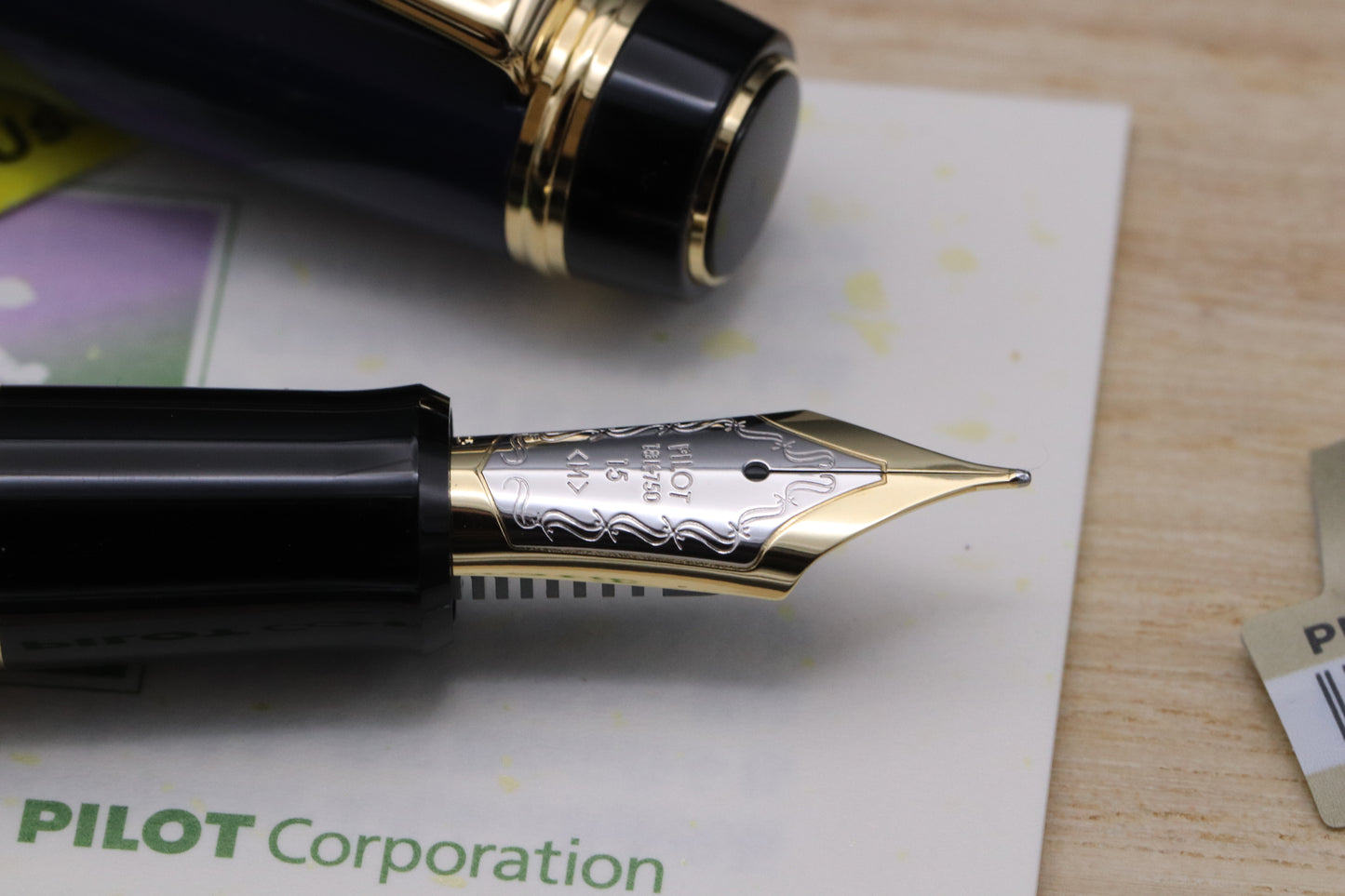 Pilot Custom 845 Urushi Blue Fountain Pen - UNUSED - Medium Nib