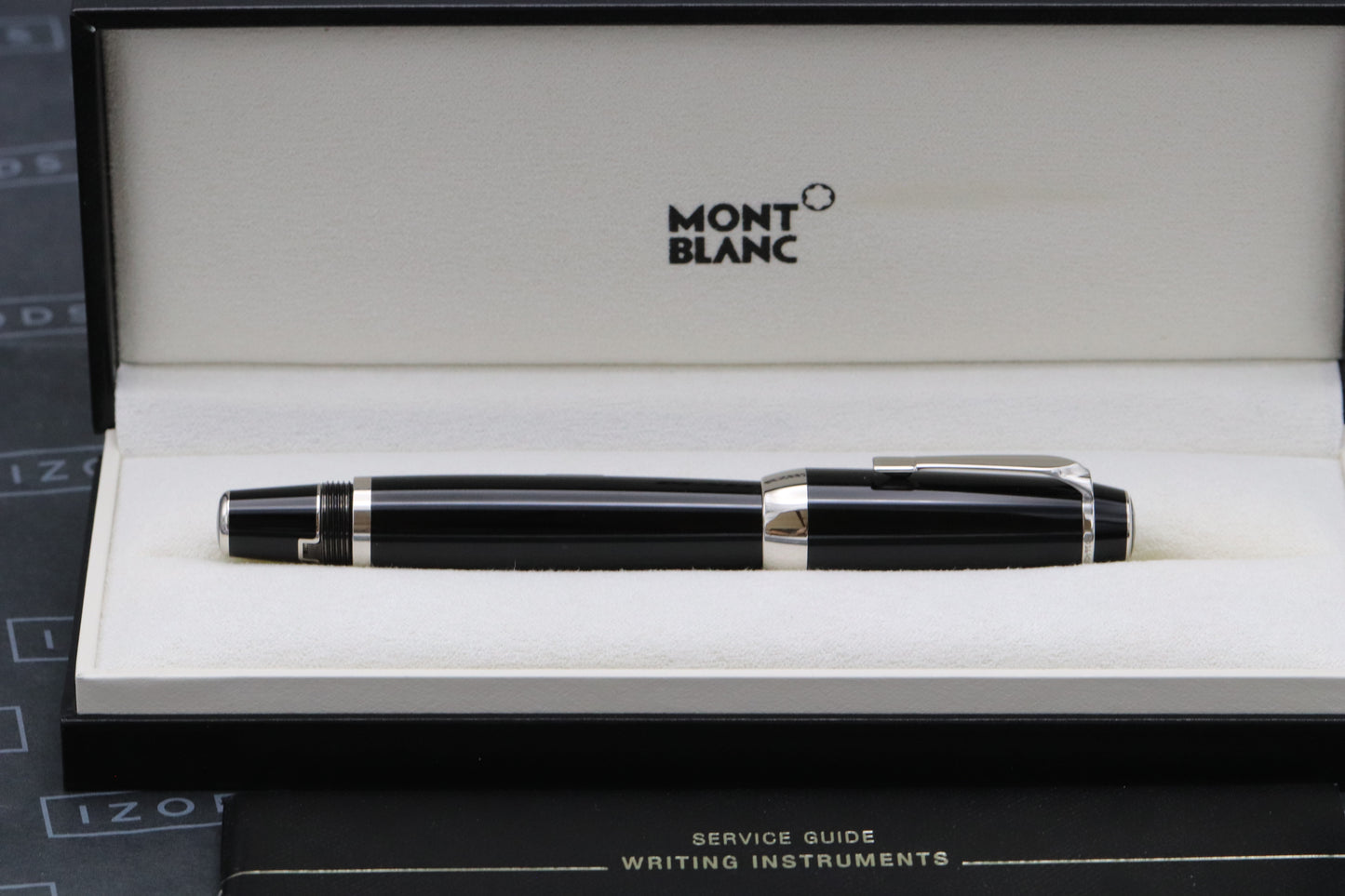 Montblanc Boheme XL Platinum Line No Stone Fountain Pen - Fine Nib