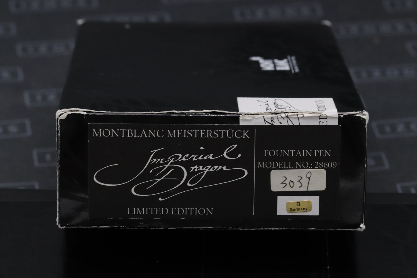 Montblanc Writers Edition Imperial Dragon Fountain Pen - DIPPED - Broad Nib