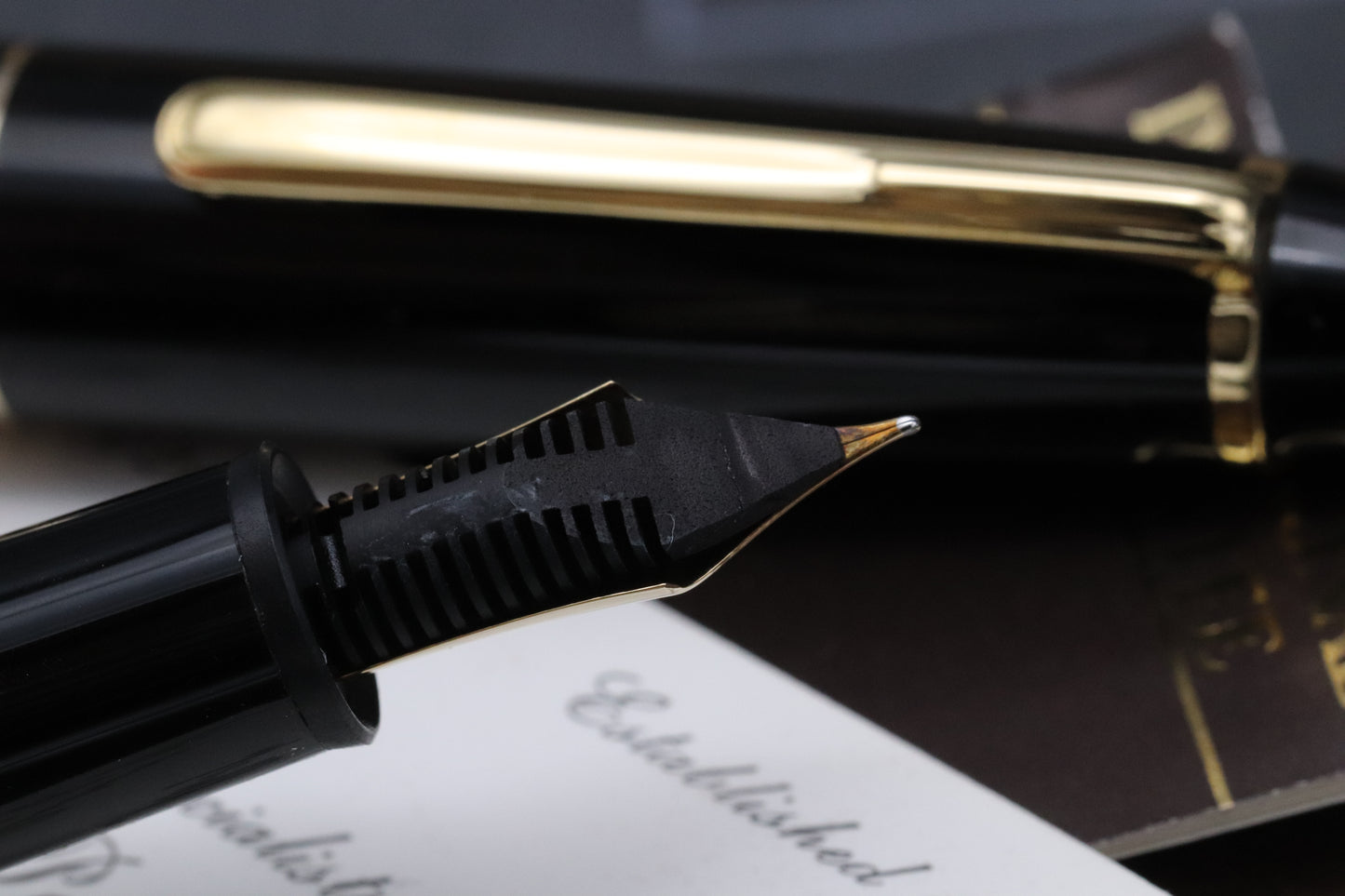 Montblanc Meisterstuck 146 LeGrand Gold Coated Fountain Pen - 1984 - EF