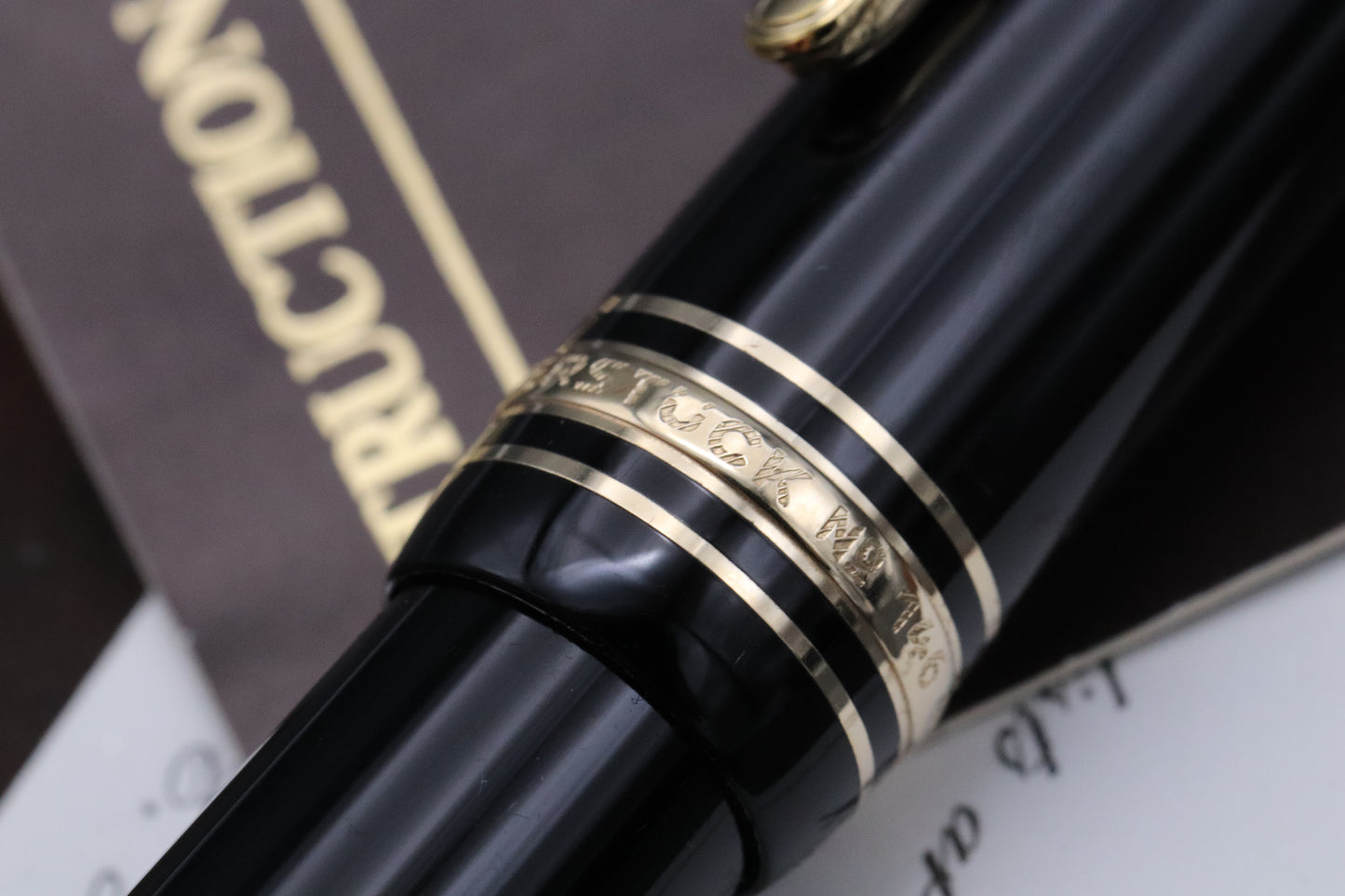 Montblanc Meisterstuck 146 LeGrand Gold Coated Fountain Pen - 1984 - EF