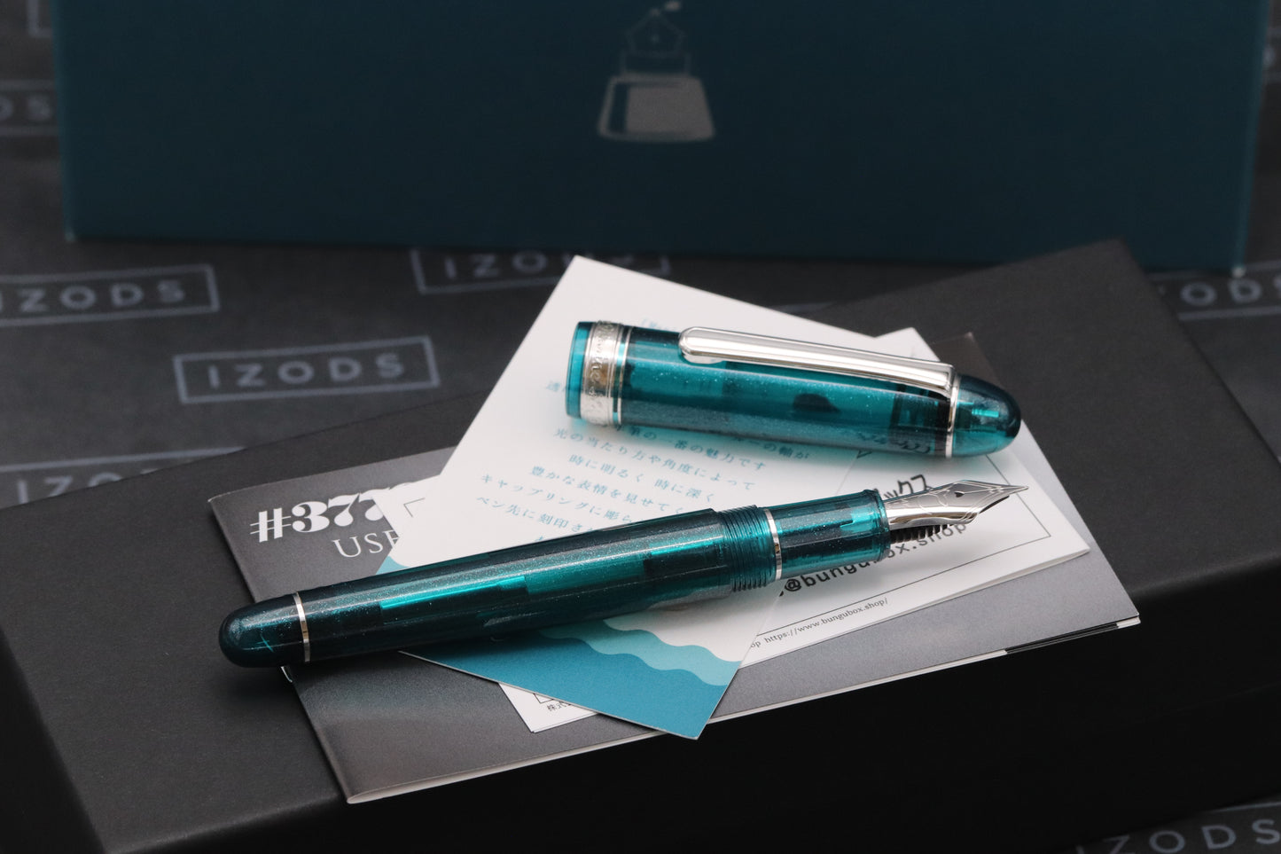 Platinum x BunguBox Blue Marine Fountain Pen - UNUSED