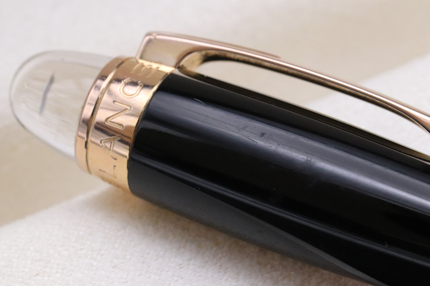 Montblanc Starwalker Red Gold Resin Rollerball / Fineliner Pen