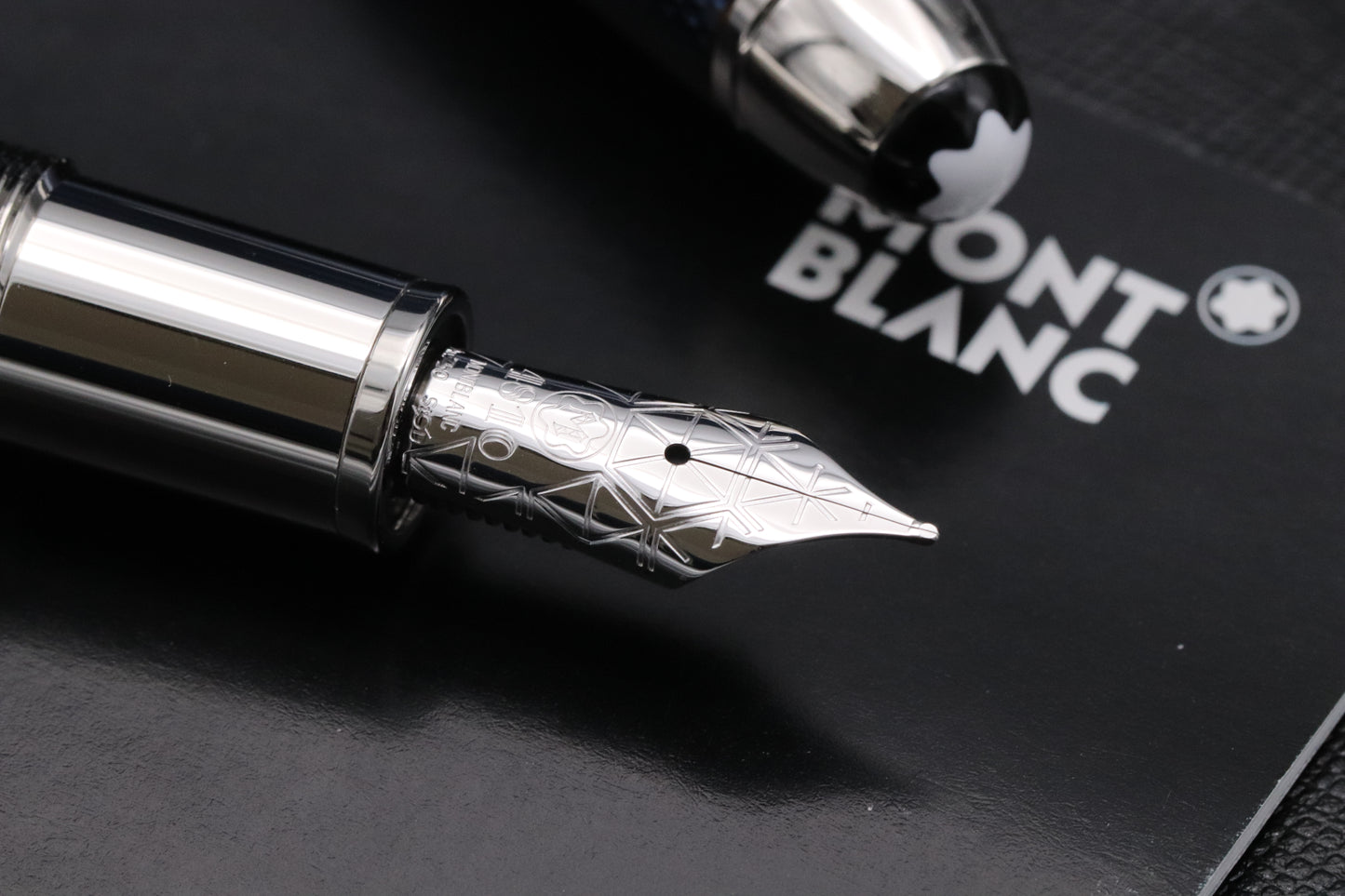 Montblanc Meisterstück LeGrand Blue Hour Fountain Pen - UNUSED