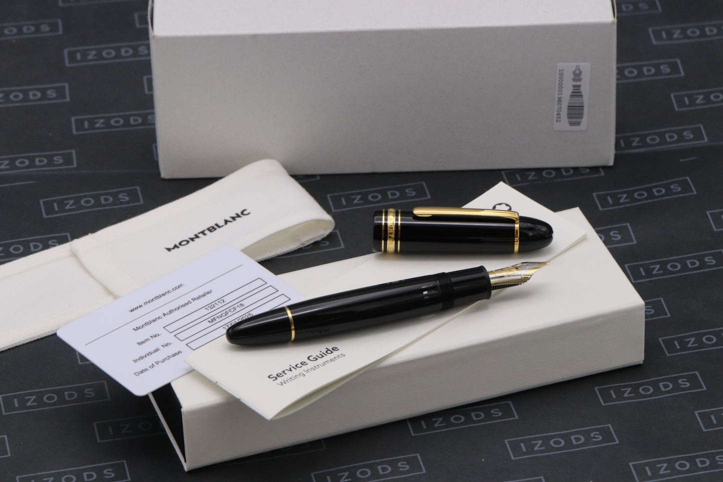 Montblanc Meisterstuck 149 Gold-Coated Fountain Pen - Oblique Triple Broad Nib