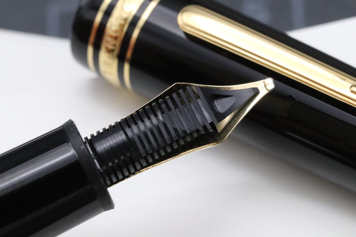 Montblanc Meisterstuck 149 Gold-Coated Fountain Pen - Oblique Triple Broad Nib