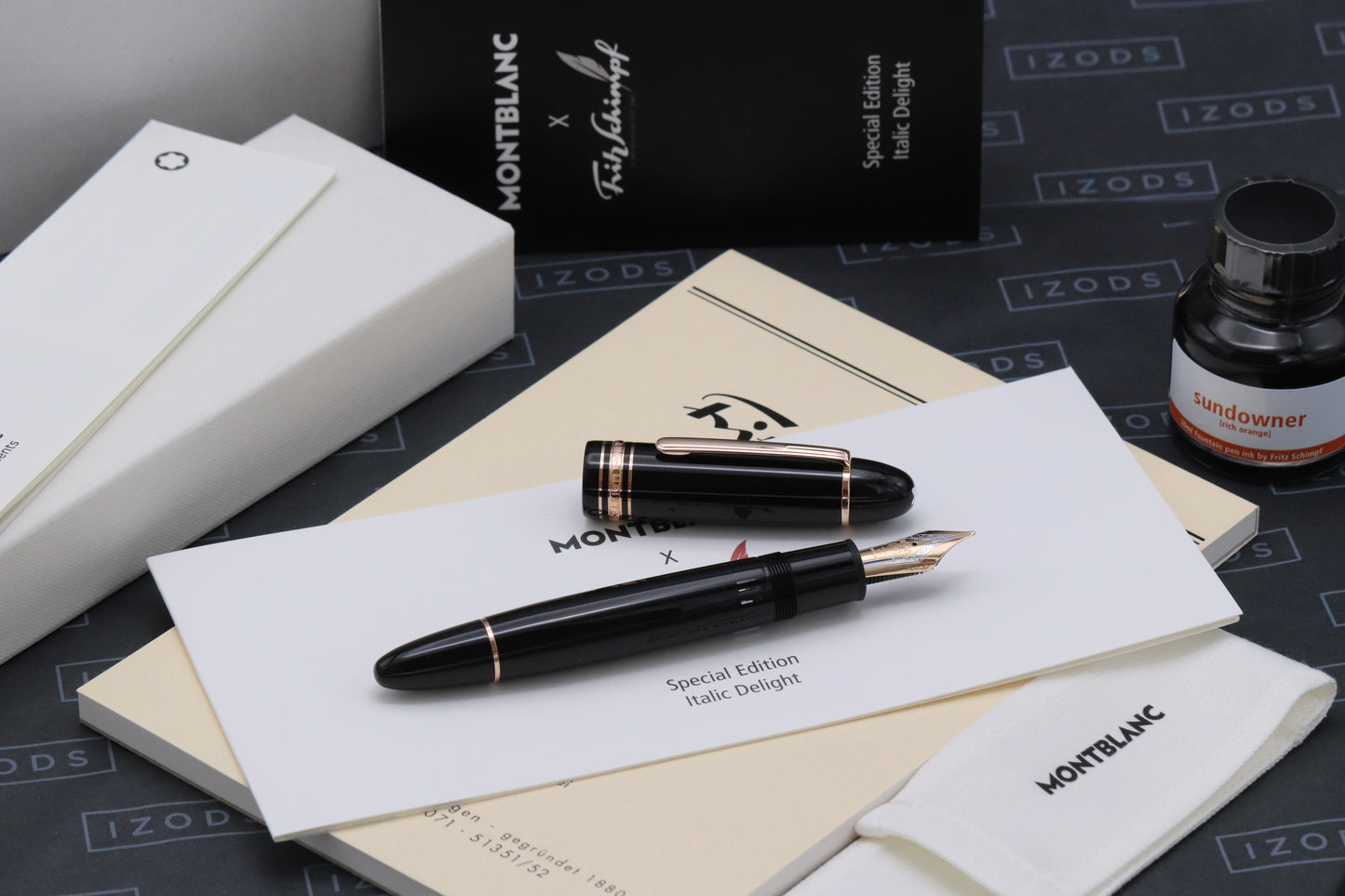 Montblanc Meisterstuck 149 Fritz Schimpf LE100 Italic Delight Fountain Pen - UNUSED
