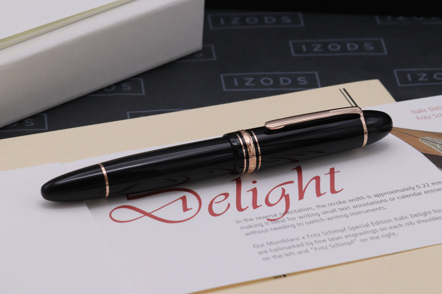 Montblanc Meisterstuck 149 Fritz Schimpf LE100 Italic Delight Fountain Pen - UNUSED