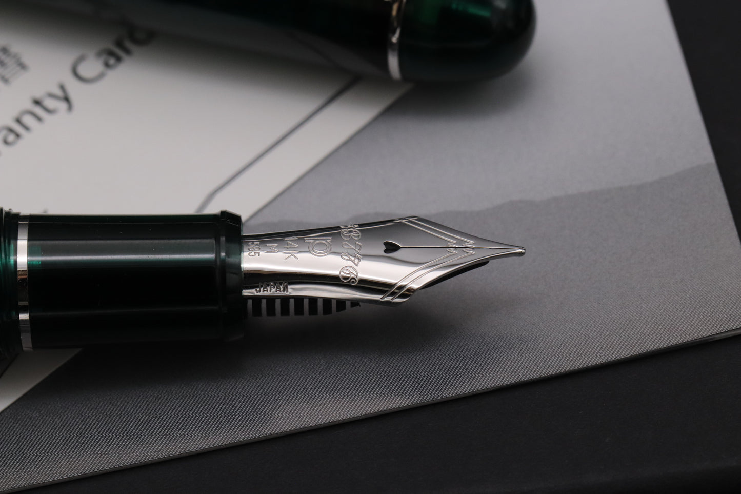 Platinum 3776 Laurel Green Fountain Pen - M Nib - UNUSED