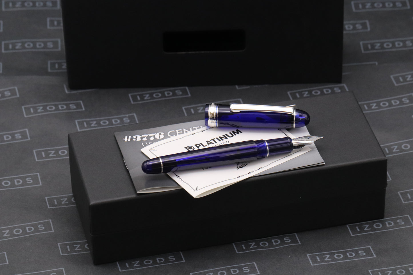 Platinum 3776 Chartres Blue Fountain Pen - M Nib - UNUSED