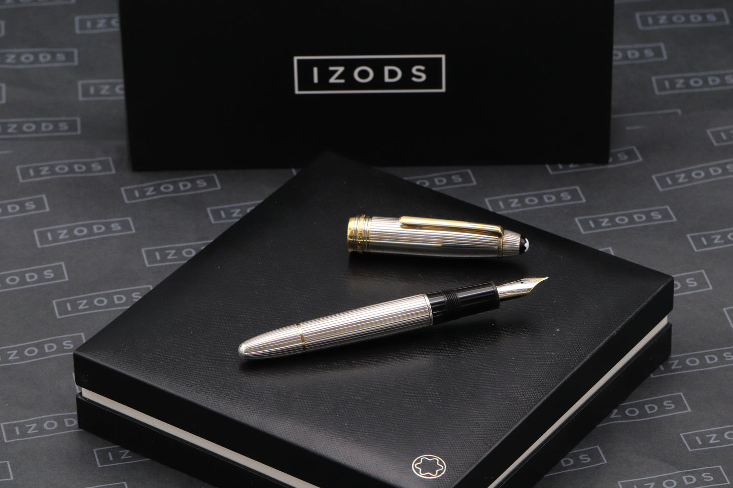 Montblanc Meisterstück 146 LeGrand Sterling Silver Pinstripe Fountain Pen