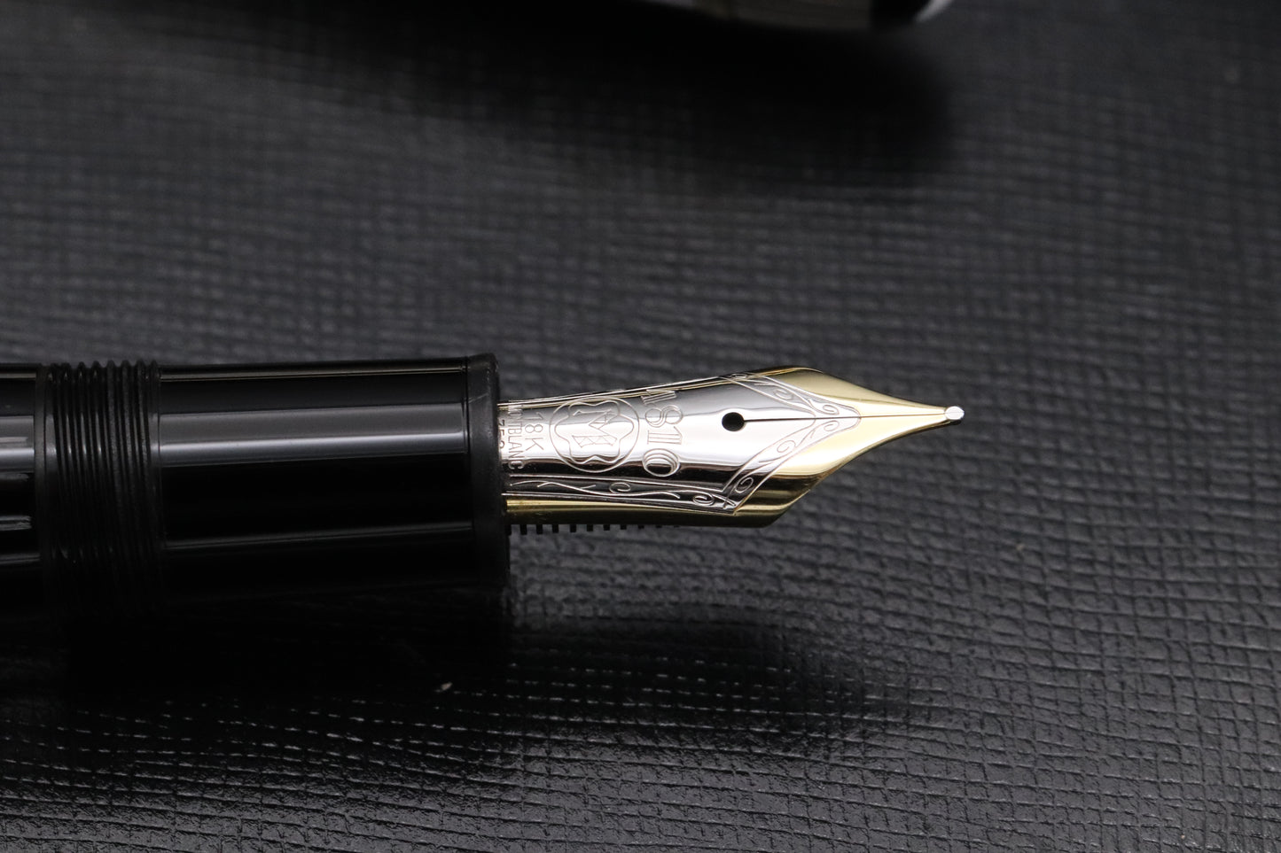 Montblanc Meisterstück 146 LeGrand Sterling Silver Pinstripe Fountain Pen