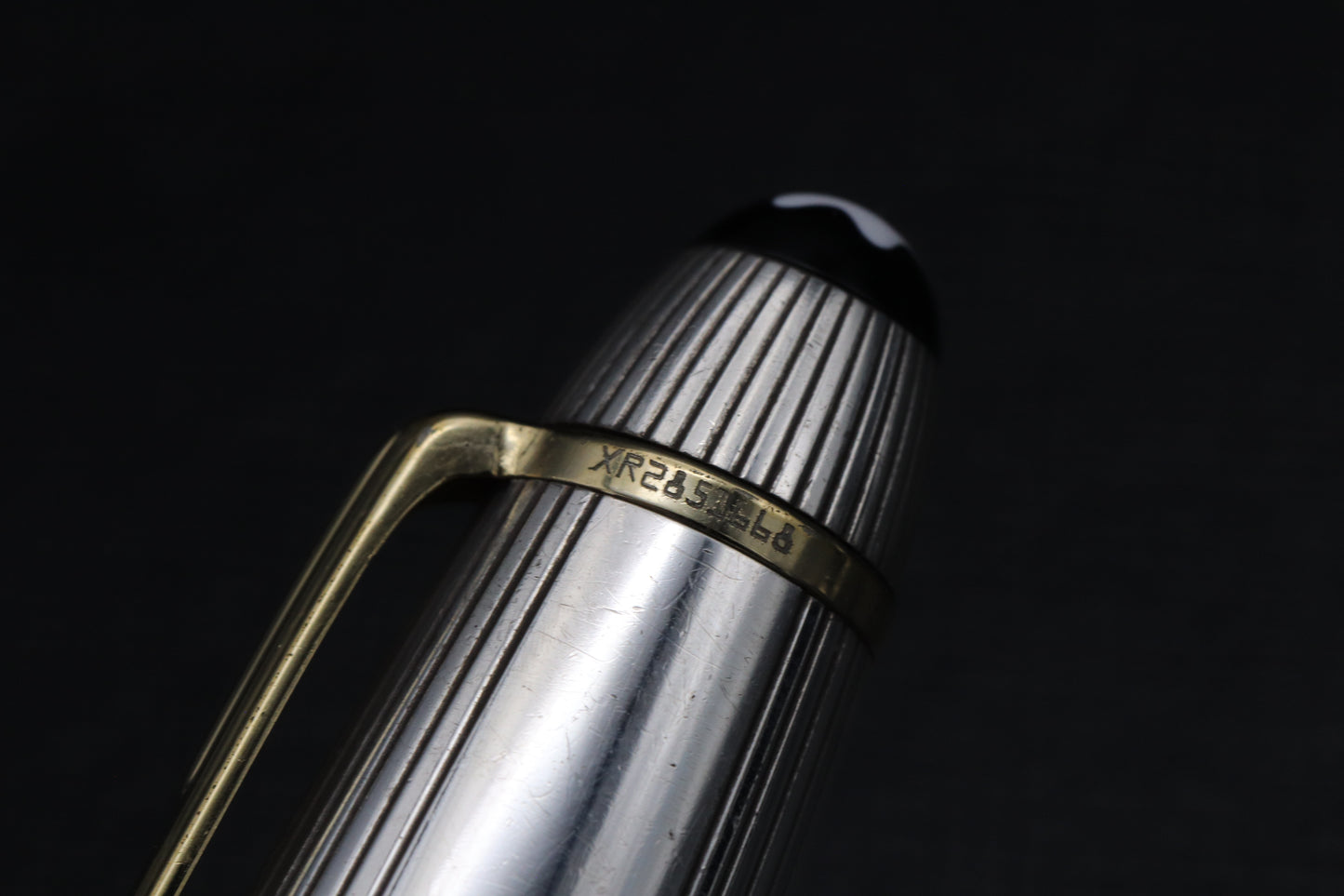 Montblanc Meisterstück 146 LeGrand Sterling Silver Pinstripe Fountain Pen