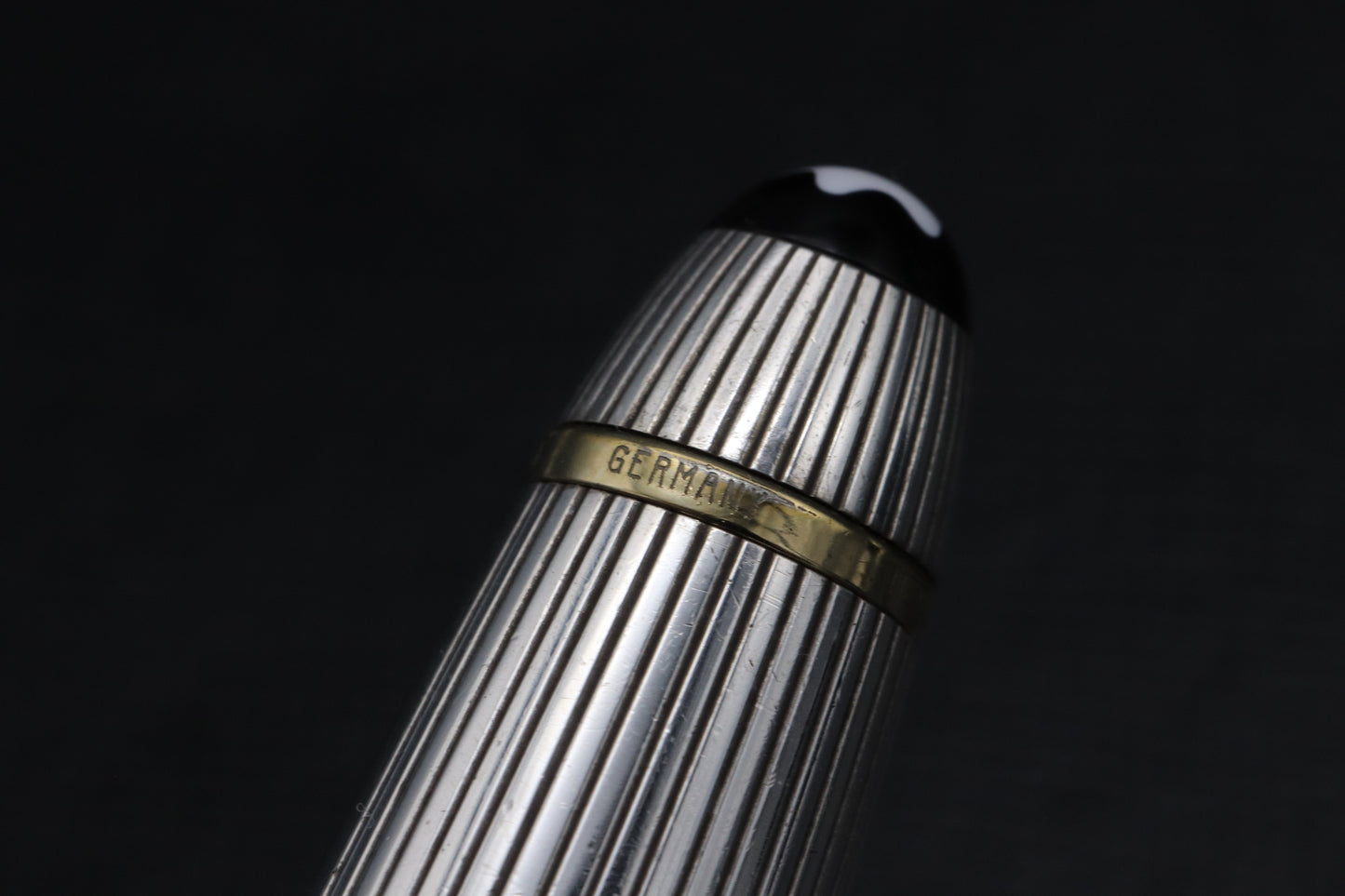 Montblanc Meisterstück 146 LeGrand Sterling Silver Pinstripe Fountain Pen