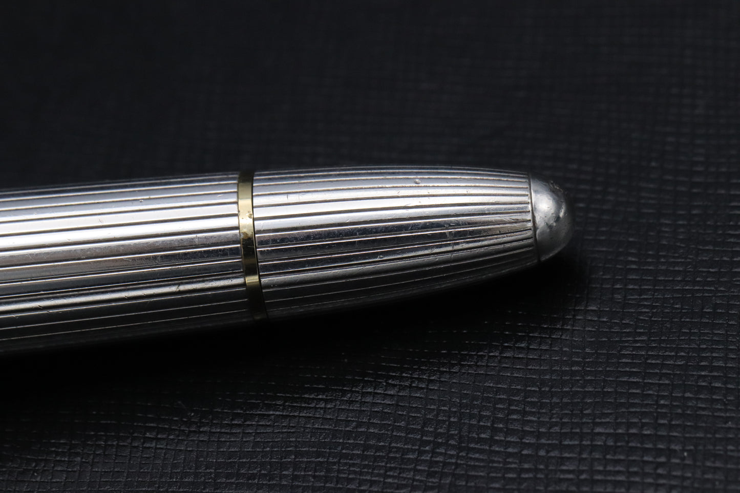 Montblanc Meisterstück 146 LeGrand Sterling Silver Pinstripe Fountain Pen