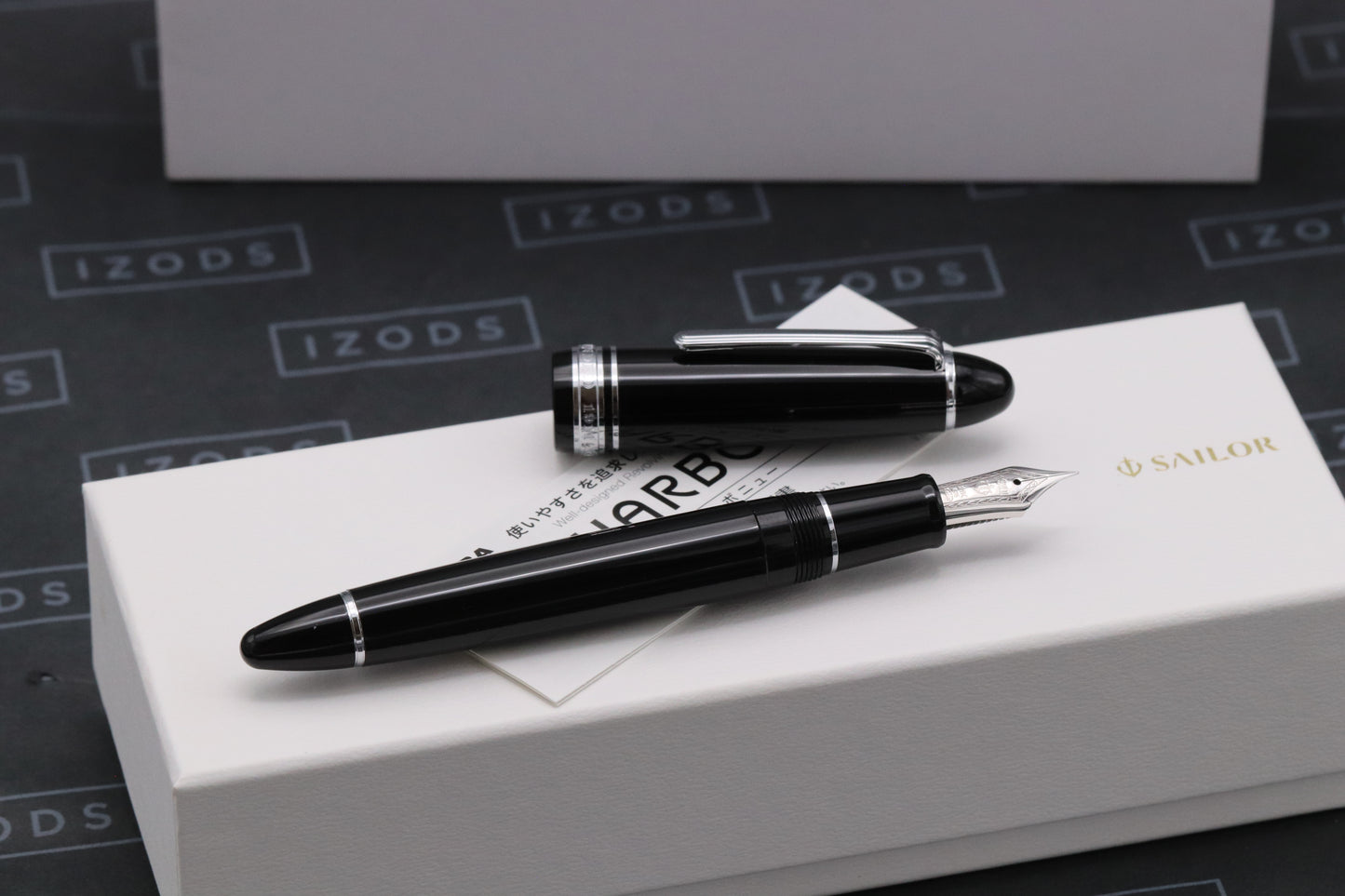 Sailor 1911L Black Rhodium Fountain Pen