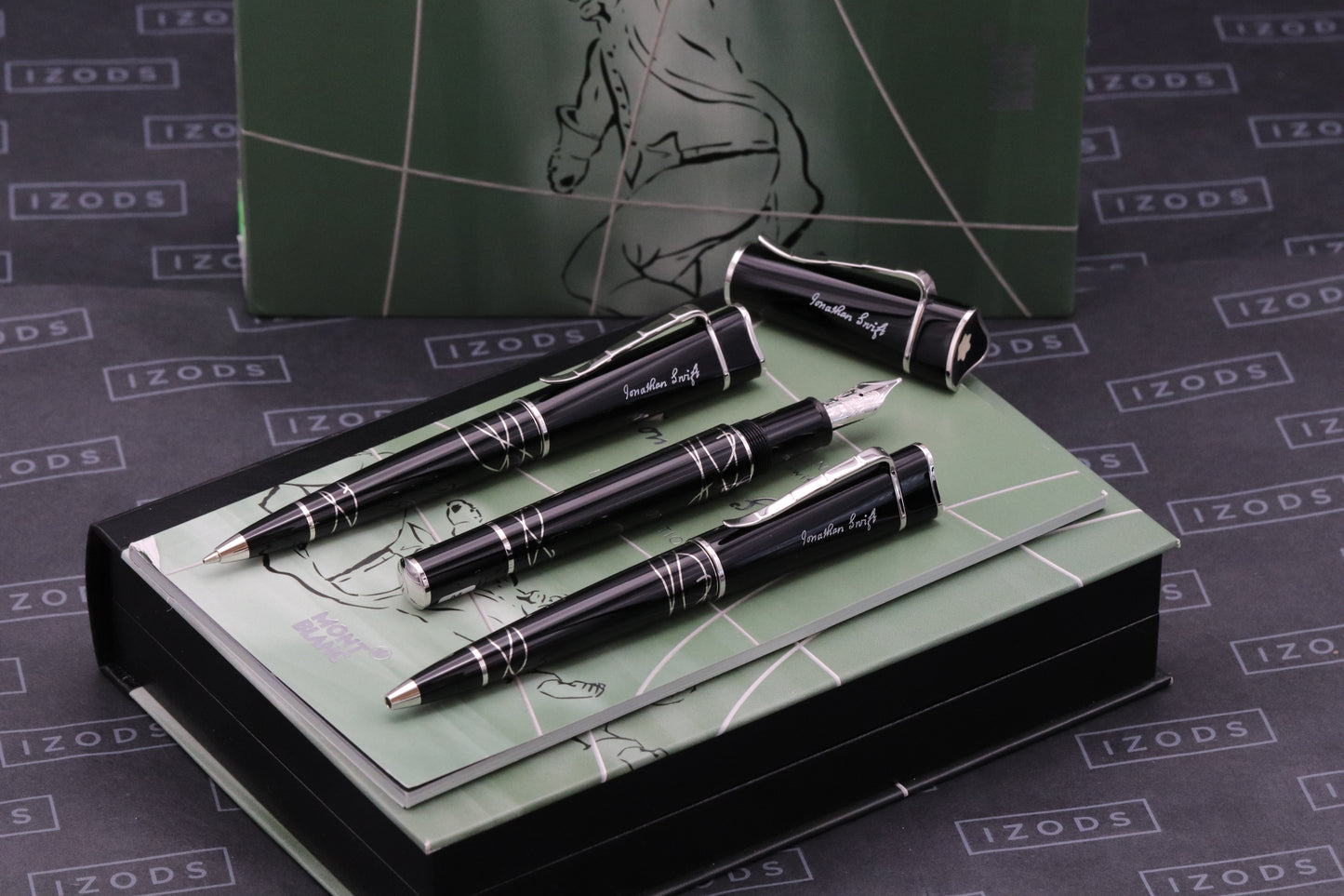 Montblanc Writers Edition Jonathan Swift FP, MP, BP Set - UNUSED