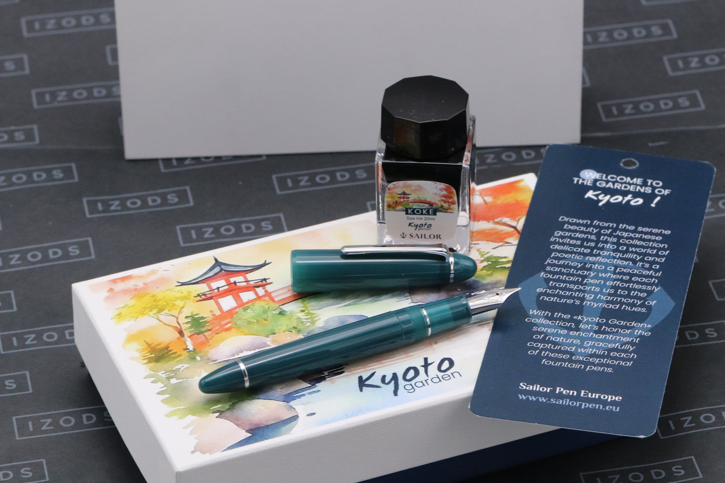 Sailor 1911L Ringless Kyoto Garden Kyoto Green Fountain Pen