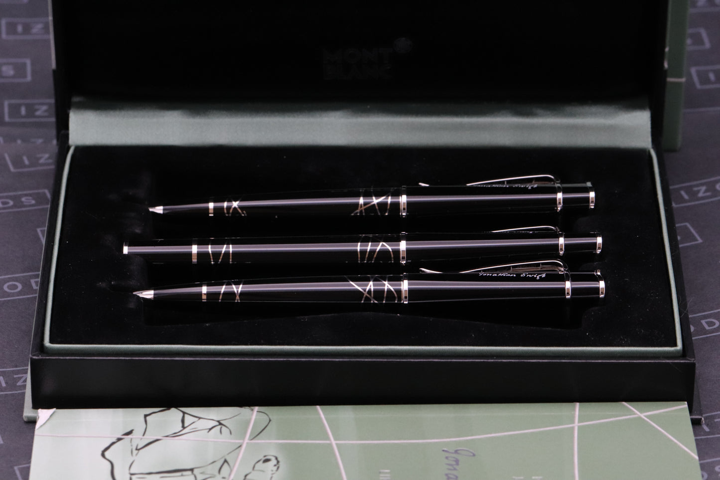 Montblanc Writers Edition Jonathan Swift FP, MP, BP Set - UNUSED