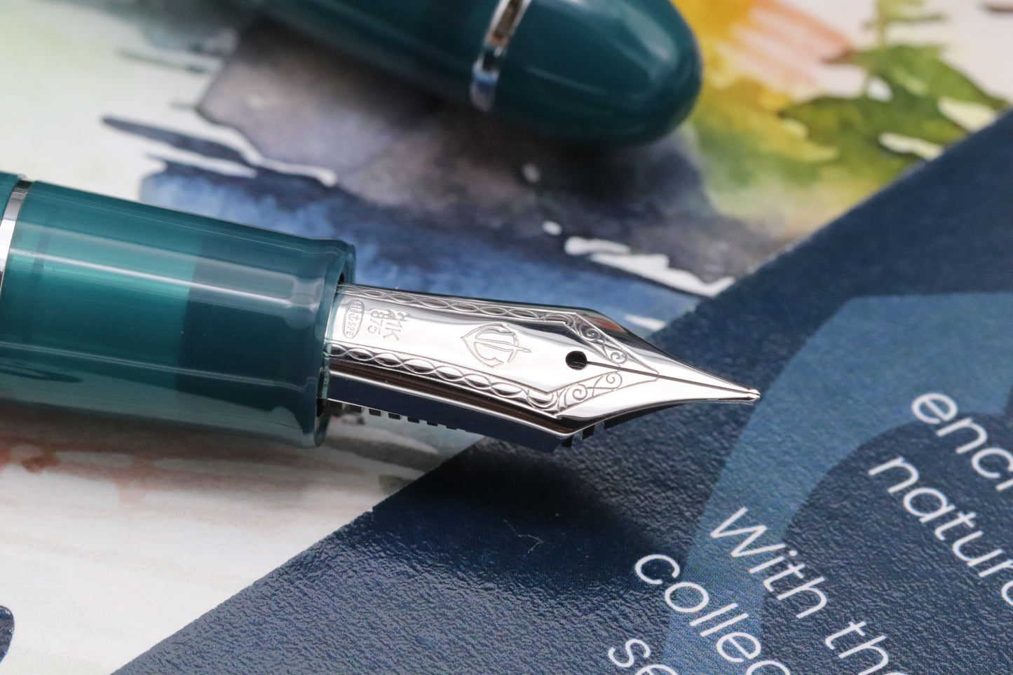 Sailor 1911L Ringless Kyoto Garden Kyoto Green Fountain Pen