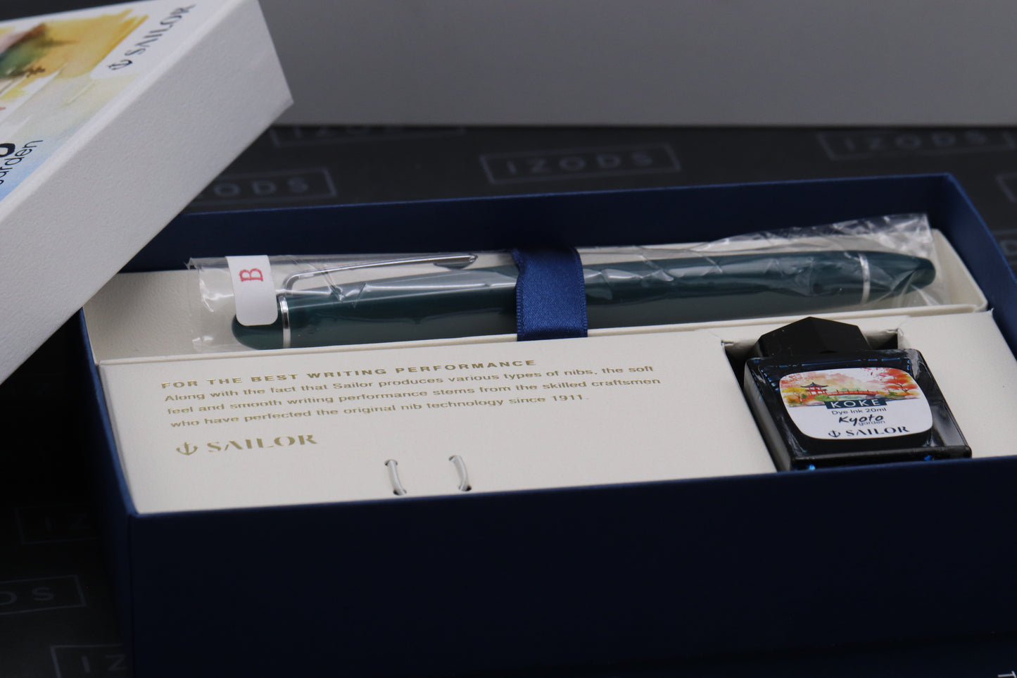 Sailor 1911L Ringless Kyoto Garden Kyoto Green Fountain Pen