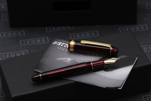 Platinum 3776 Bourgogne Red GT Fountain Pen - B Nib - UNUSED