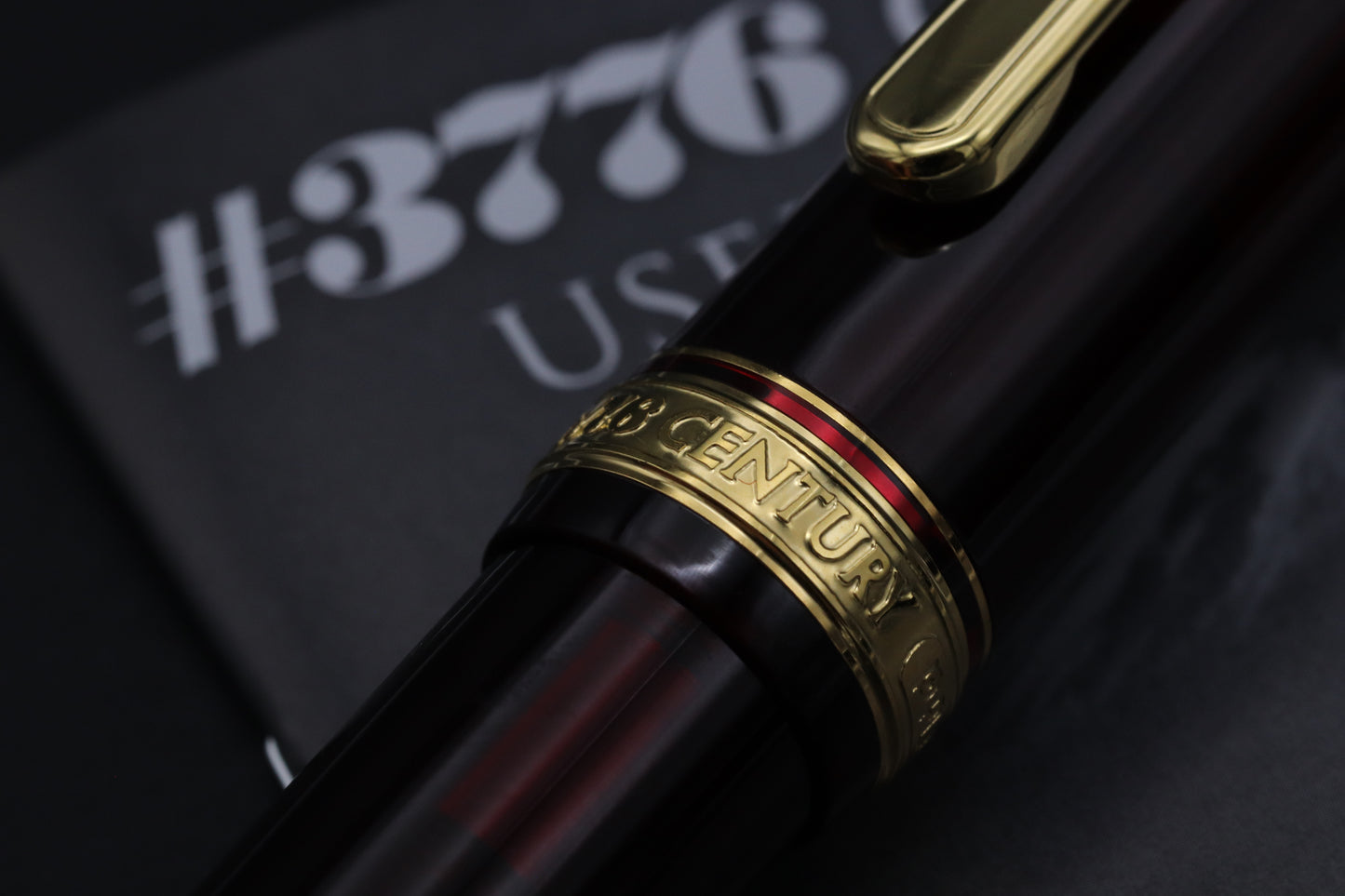 Platinum 3776 Bourgogne Red GT Fountain Pen - B Nib - UNUSED