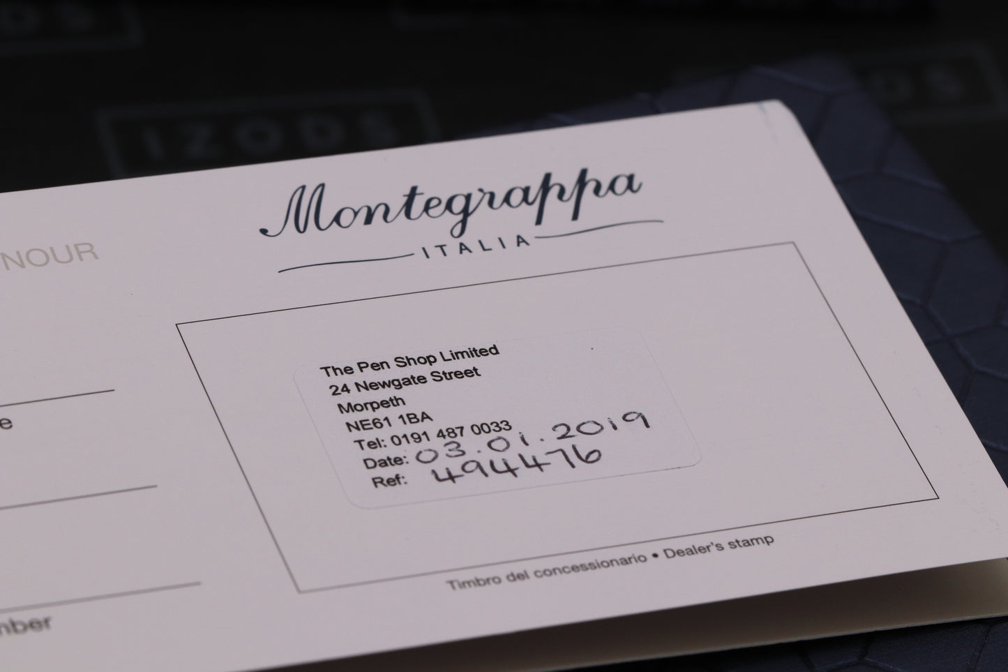 Montegrappa NeroUno Metal Rose Gold Ballpoint Pen