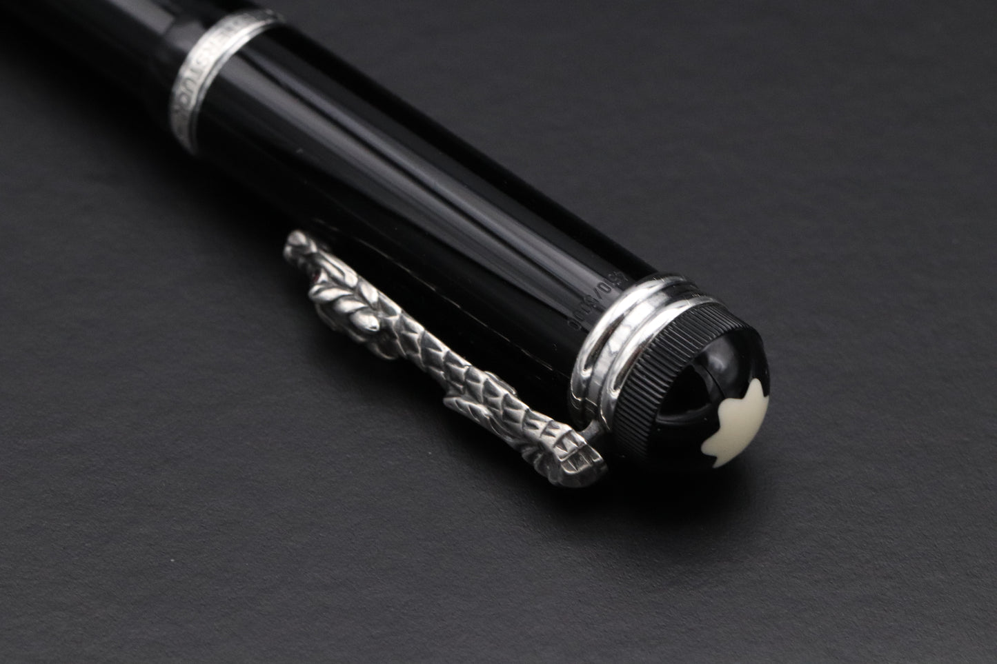 Montblanc Writers Edition Imperial Dragon Fountain Pen - Broad Nib