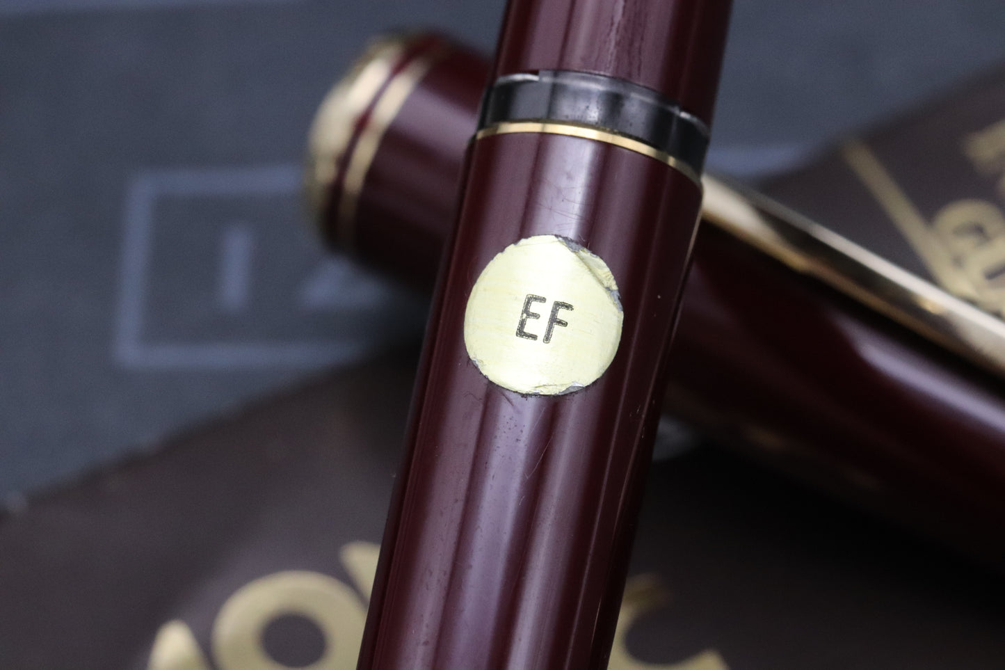 Montblanc 221 Bordeaux Fountain Pen - EF Nib