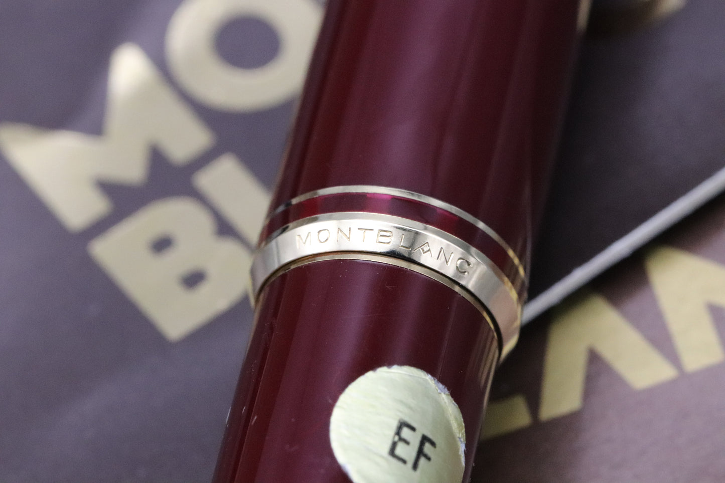 Montblanc 221 Bordeaux Fountain Pen - EF Nib
