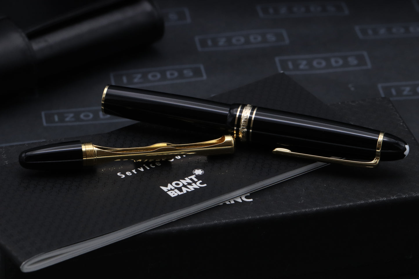Montblanc Meisterstuck 147 Traveller Gold Coated Fountain Pen with Pouch